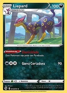 Liepard (40/073) - Carta Avulsa Pokemon
