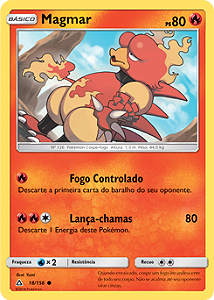 Magmar (18/156) - Carta Avulsa Pokemon