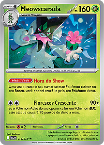 Meowscarada (018/159) FOIL - Carta Avulsa Pokemon