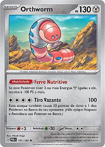 Orthworm (151/193) - Carta Avulsa Pokemon