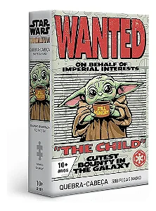 Quebra Cabeças Nano Star Wars - Grogu Wanted - The Madalorian (500 Peças)