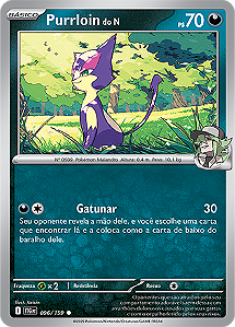 Purrloin do N / N's Purrloin (096/159) - Carta Avulsa Pokemon