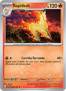 Rapidash (020/142) - Carta Avulsa Pokemon