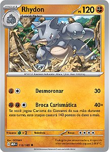 Rhydon (112/165) - Carta Avulsa Pokemon