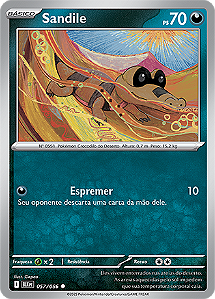 Sandile (057/086) - Carta Avulsa Pokemon