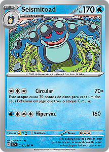 Seismitoad (021/086) - Carta Avulsa Pokemon