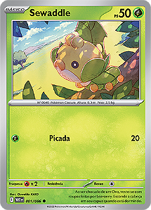 Sewaddle (001/086) - Carta Avulsa Pokemon