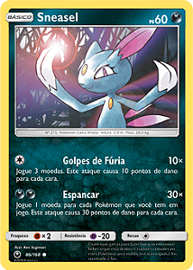 Sneasel (86/168) REV FOIL - Carta Avulsa Pokemon
