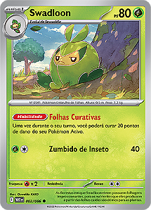 Swadloon (002/086) - Carta Avulsa Pokemon