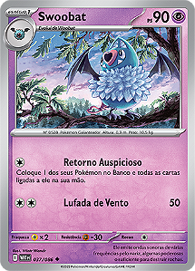 Swoobat (037/086) - Carta Avulsa Pokemon