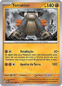 Terrakion (054/086) FOIL - Carta Avulsa Pokemon