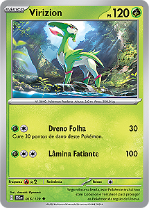 Virizion (015/159) REV FOIL - Carta Avulsa Pokemon