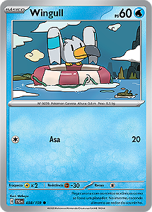 Wingull (038/159) - Carta Avulsa Pokemon
