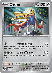 Zacian (136/182) - Carta avulsa Pokemon