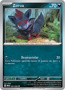 Zorua (061/086) - Carta Avulsa Pokemon
