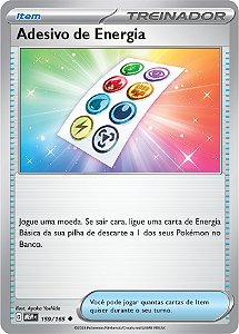 Adesivo de Energia / Energy Sticker (159/165) - Carta Avulsa Pokemon