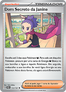 Dom Secreto da Janine / Janine's Secret Art (112/131) - Carta Avulsa Pokemon