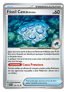 Fóssil Casca Arcaico / Antique Cover Fossil (129/142) REV FOIL - Carta Avulsa Pokemon
