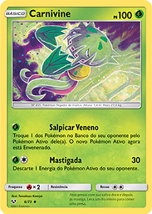 Carnivine (6/73) REV FOIL - Carta Avulsa Pokemon