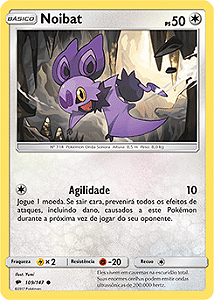 Noibat (109/147) REV FOIL - Carta Avulsa Pokemon
