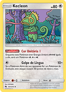 Kecleon (161/214) - Carta Avulsa Pokemon
