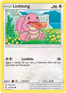 Lickitung (152/214) REV FOIL - Carta Avulsa Pokemon