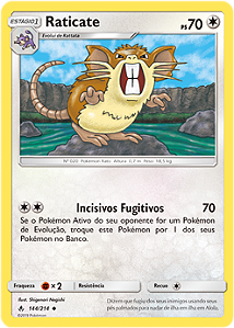 Raticate (144/214) - Carta Avulsa Pokemon