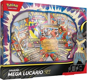 Box Pokemon - Coleção Mega Lucario ex