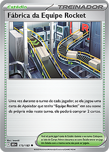 Fábrica da Equipe Rocket / Team Rocket's Factory (173/182) - Carta Avulsa Pokemon