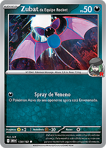 Zubat da Equipe Rocket / Team Rocket's Zubat (120/182) - Carta Avulsa Pokemon