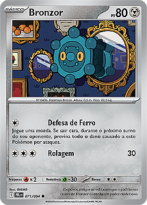 Bronzor (071/094) REV FOIL - Carta Avulsa Pokemon