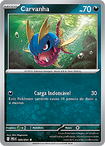 Carvanha (060/094) - Carta Avulsa Pokemon