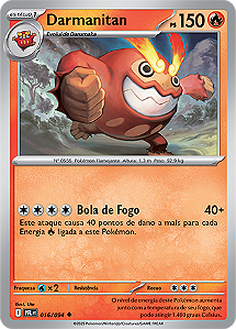 Darmanitan (016/094) REV FOIL - Carta Avulsa Pokemon