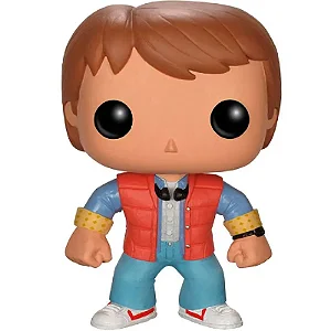 Marty Mcfly (#49) - Figura Colecionável Funko Pop! De Volta Para O Futuro