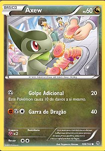 Axew (109/162) - Carta Avulsa Pokemon