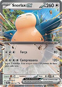 Snorlax ex (076/131) - Carta Avulsa Pokemon