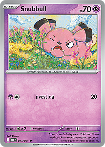 Snubbull (037/094) - Carta Avulsa Pokemon