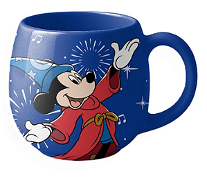 Caneca Bojuda azul Mickey Fantasia - 400ml Disney