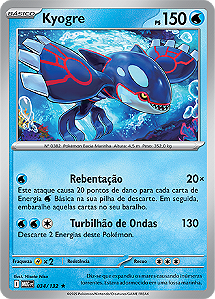 Kyogre (034/132) FOIL - Carta Avulsa Pokemon