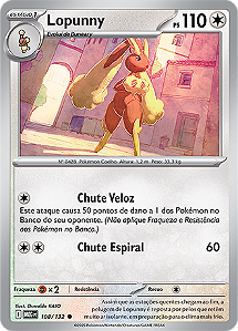Lopunny (108/132) - Carta Avulsa Pokemon