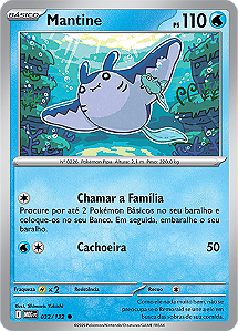 Mantine (032/132) - Carta Avulsa Pokemon
