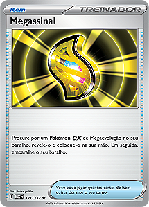 Megassinal / Mega Signal (121/132) REV FOIL - Carta Avulsa Pokemon