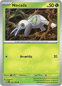 Nincada (016/132) - Carta Avulsa Pokemon