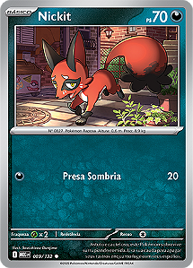 Nickit (089/132) - Carta Avulsa Pokemon