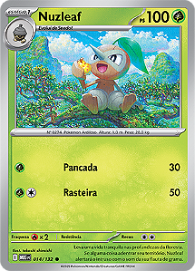 Nuzleaf (014/132) - Carta Avulsa Pokemon