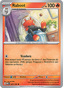 Raboot (027/132) - Carta Avulsa Pokemon