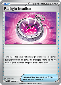 Relógio Insólito / Strange Timepiece (128/132) - Carta Avulsa Pokemon