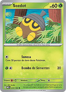 Seedot (013/132) REV FOIL - Carta Avulsa Pokemon