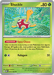 Shuckle (011/132) - Carta Avulsa Pokemon