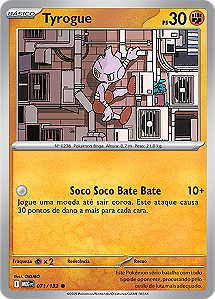 Tyrogue (071/132) - Carta Avulsa Pokemon